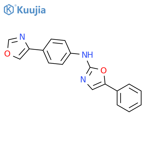 2-OXAZOLAMINE, N-[4-(4-OXAZOLYL)PHENYL]-5-PHENYL- structure