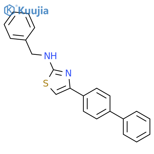 N-benzyl-4-(4-phenylphenyl)-1,3-thiazol-2-amine structure