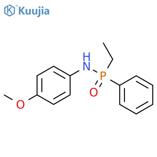 Phosphinic amide, P-ethyl-N-(4-methoxyphenyl)-P-phenyl- structure
