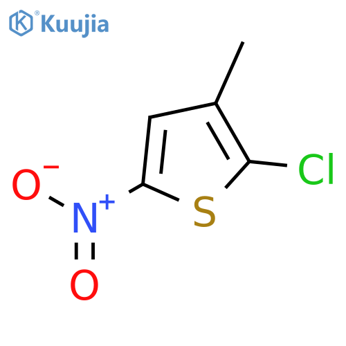 THIOPHENE, 2-CHLORO-3-METHYL-5-NITRO- structure