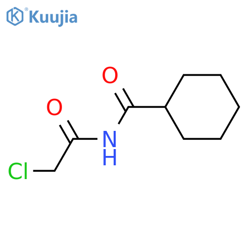 N-(2-chloroacetyl)cyclohexanecarboxamide structure