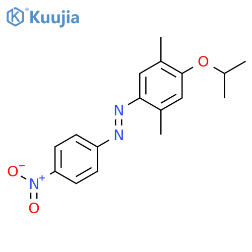 DIAZENE, [2,5-DIMETHYL-4-(1-METHYLETHOXY)PHENYL](4-NITROPHENYL)- structure