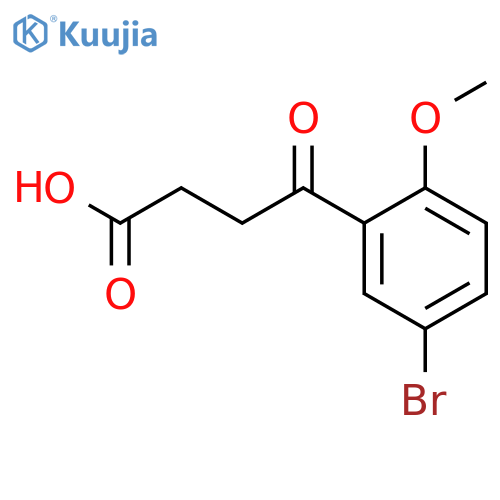 4-(5-Bromo-2-methoxyphenyl)-4-oxobutanoic Acid structure
