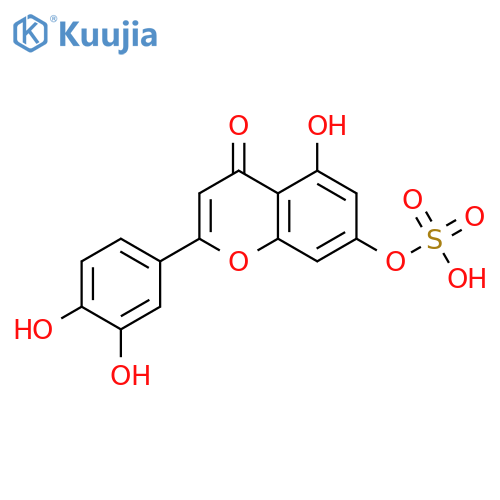 Luteolin 7-sulfate structure