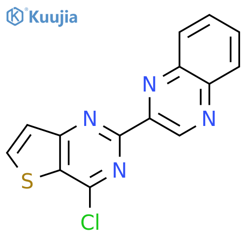 Quinoxaline, 2-(4-chlorothieno[3,2-d]pyrimidin-2-yl)- structure