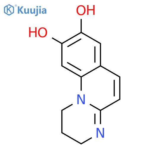 1H-Pyrimido[1,2-a]quinoline-8,9-diol, 2,3-dihydro- (9CI) structure