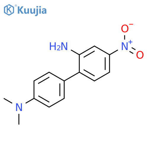 [1,1'-BIPHENYL]-2,4'-DIAMINE, N4',N4'-DIMETHYL-4-NITRO- structure