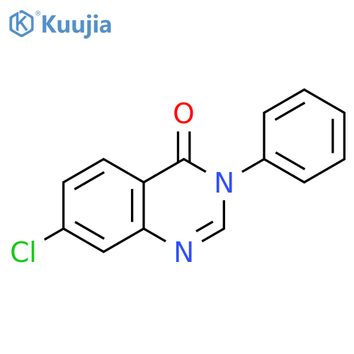 4(3H)-Quinazolinone, 7-chloro-3-phenyl- structure