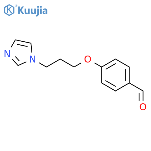 4-3-(1H-Imidazol-1-yl)propoxybenzaldehyde Hydrochloride structure