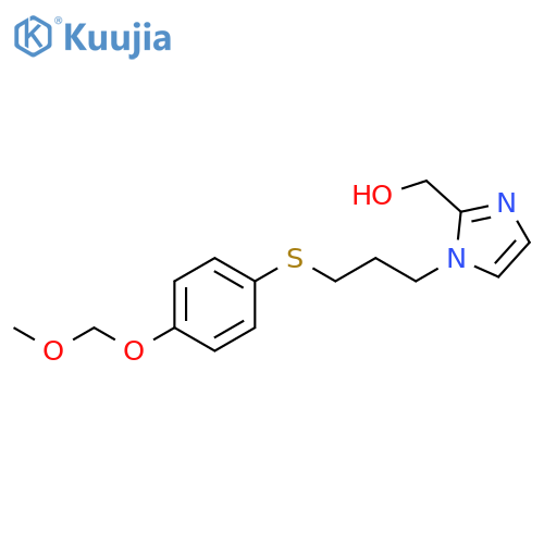 1H-Imidazole-2-methanol, 1-[3-[[4-(methoxymethoxy)phenyl]thio]propyl]- structure