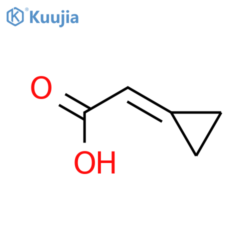 2-cyclopropylideneacetic acid structure