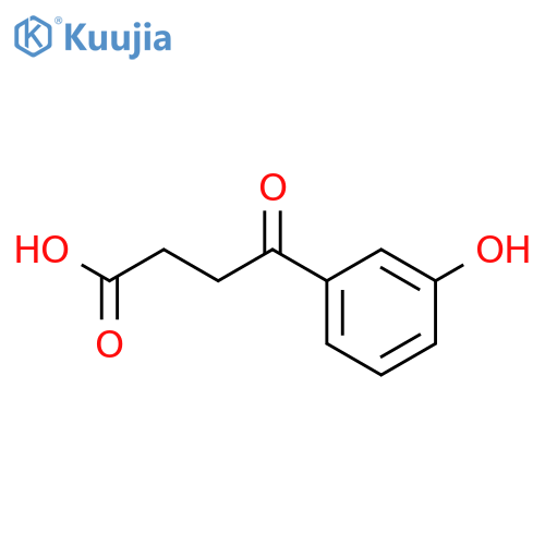 4-(3-hydroxyphenyl)-4-oxobutanoic Acid structure