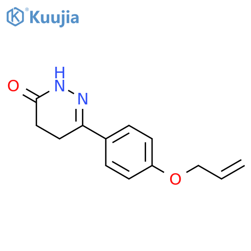 3(2H)-Pyridazinone, 4,5-dihydro-6-[4-(2-propenyloxy)phenyl]- structure