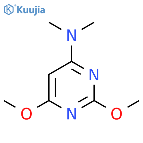 4-PYRIMIDINAMINE, 2,6-DIMETHOXY-N,N-DIMETHYL- structure