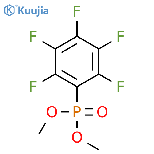 Phosphonic acid, (pentafluorophenyl)-, dimethyl ester structure