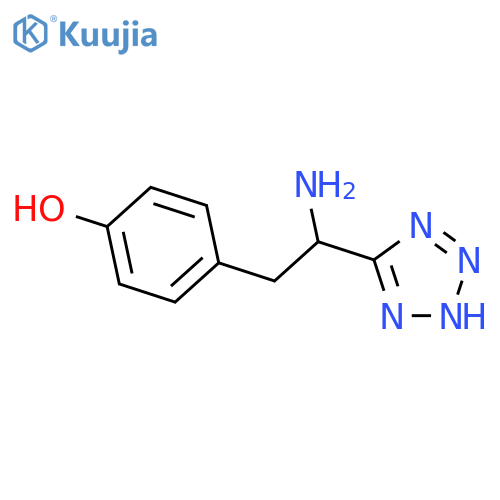4-(2-Amino-2-(1H-tetrazol-5-yl)ethyl)phenol structure