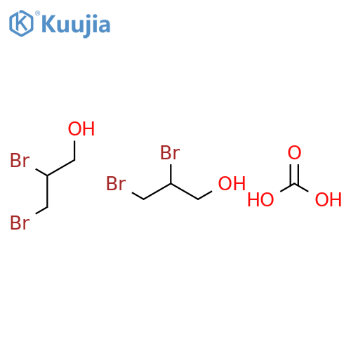 1-Propanol, 2,3-dibromo-, carbonate (2:1) structure