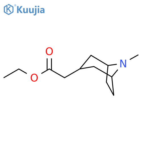 Ethyl 2-{8-methyl-8-azabicyclo[3.2.1]octan-3-yl}acetate structure