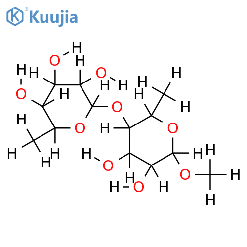 Me glycoside-4-O-alpha-L-Fucopyranosyl-L-fucose structure
