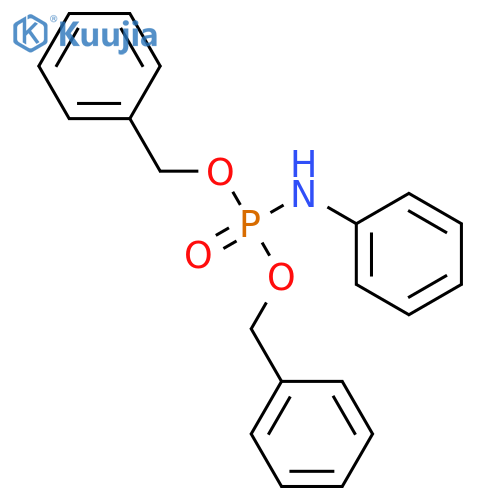 N-bis(phenylmethoxy)phosphorylaniline structure