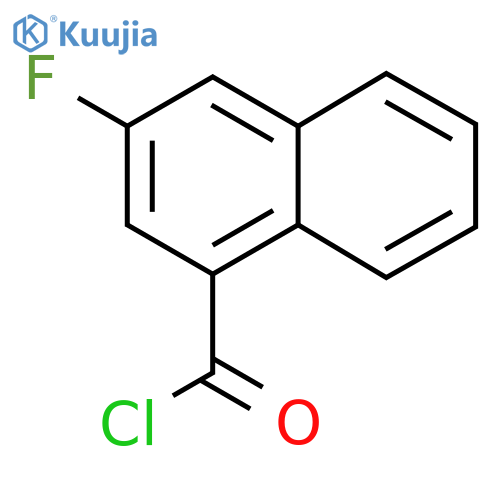3-Fluoronaphthalene-1-carbonyl chloride structure