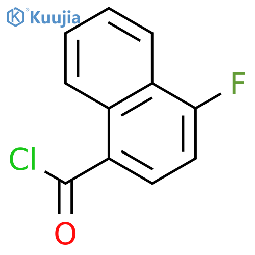 4-fluoro-1-naphthoic acid chloride structure