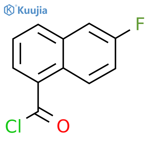 6-Fluoronaphthalene-1-carbonyl chloride structure