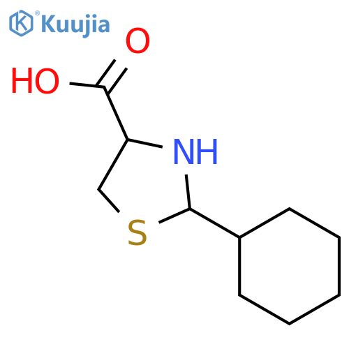2-Cyclohexyl-thiazolidine-4-carboxylic acid structure