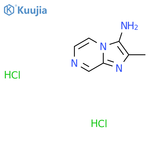2-Methylimidazo[1,2-a]pyrazin-3-amine dihydrochloride structure