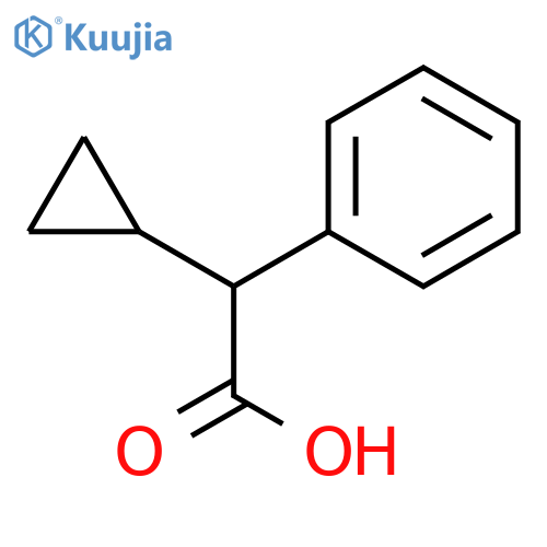 2-cyclopropyl-2-phenylacetic acid structure