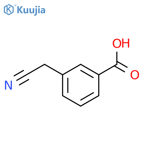 3-(Cyanomethyl)benzoic acid structure