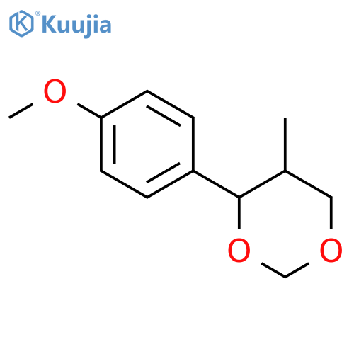 1,3-Dioxane,4-(4-methoxyphenyl)-5-methyl- structure