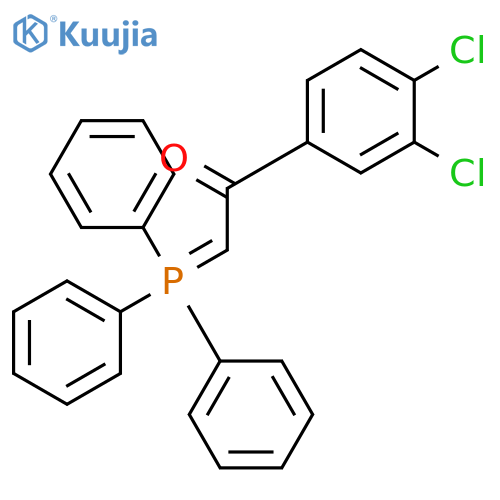 ETHANONE, 1-(3,4-DICHLOROPHENYL)-2-(TRIPHENYLPHOSPHORANYLIDENE)- structure