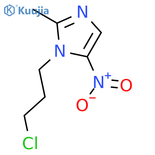 1-(3-chloropropyl)-2-methyl-5-nitro-1H-Imidazole structure