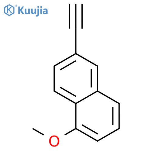 Naphthalene, 6-ethynyl-1-methoxy- (9CI) structure