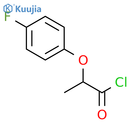 2-(4-Fluorophenoxy)propanoyl chloride structure