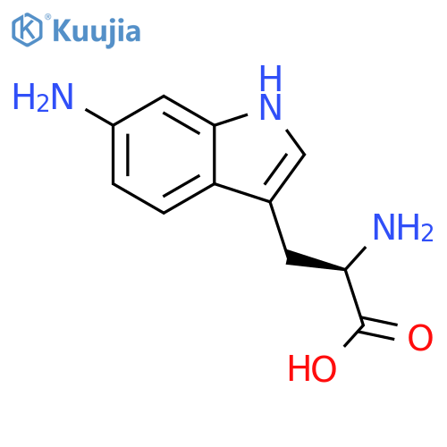 6-Amino-D-Tryptophan structure