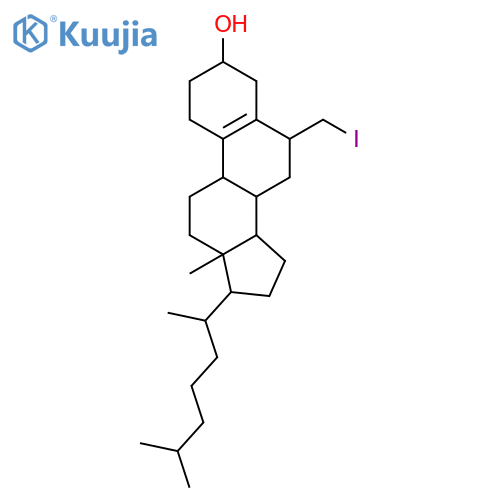 19-Norcholest-5(10)-en-3-ol,6-(iodo-131I-methyl)-, (3b,6b)- structure