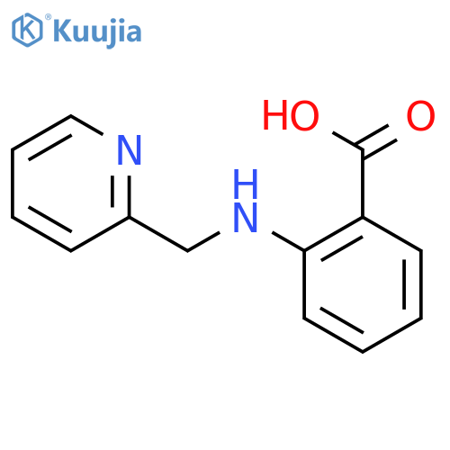 2-((Pyridin-2-ylmethyl)amino)benzoic acid structure