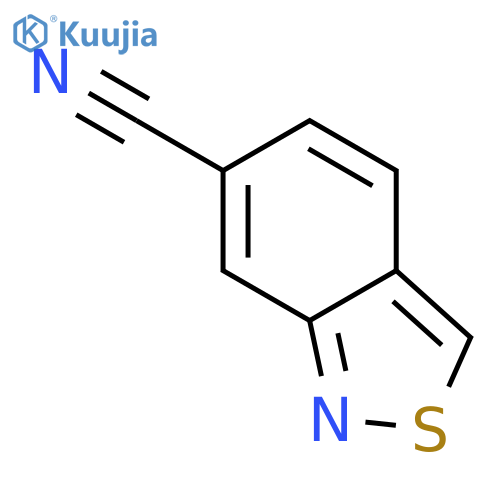 Benzocisothiazole-6-carbonitrile structure