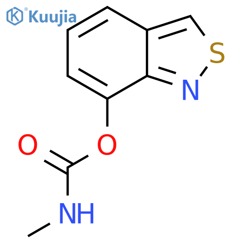 2,1-Benzisothiazol-7-yl-N-methylcarbamate structure