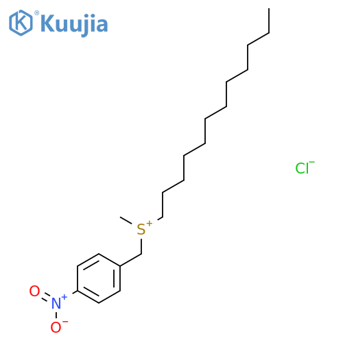 Sulfonium, dodecylmethyl[(4-nitrophenyl)methyl]-, chloride structure
