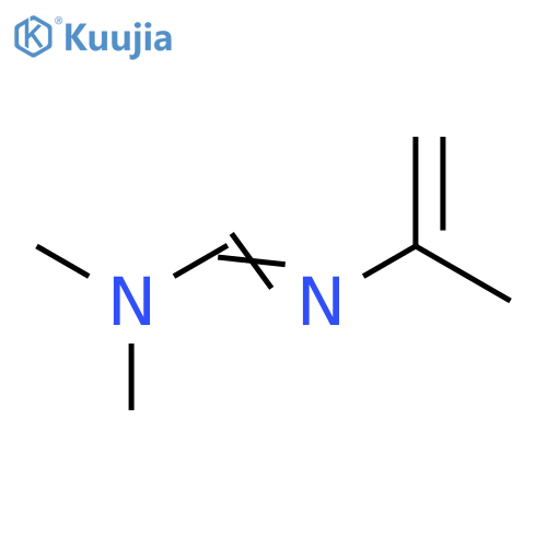 Methanimidamide, N,N-dimethyl-N'-(1-methylethenyl)- structure