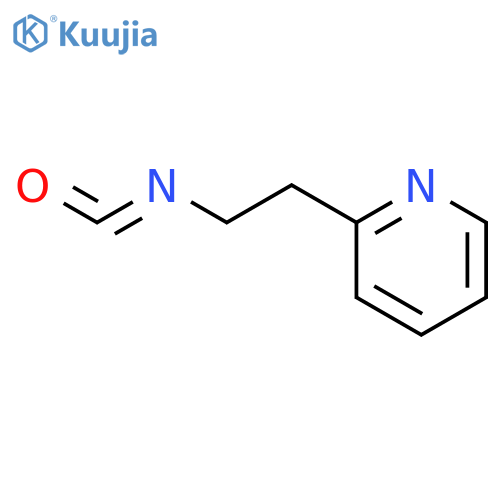 2-(2-isocyanatoethyl)pyridine structure