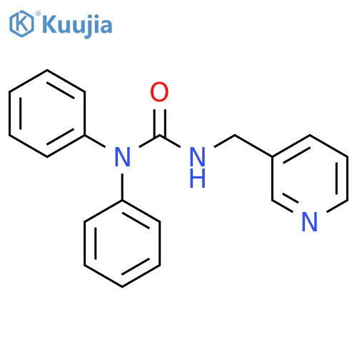 3,3-diphenyl-1-(pyridin-3-yl)methylurea structure