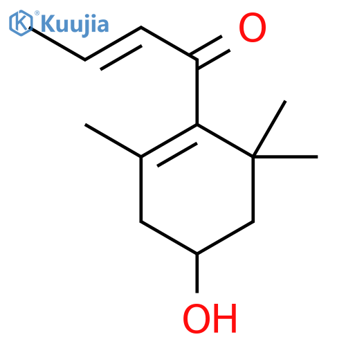 2-Buten-1-one,1-(4-hydroxy-2,6,6-trimethyl-1-cyclohexen-1-yl)- structure