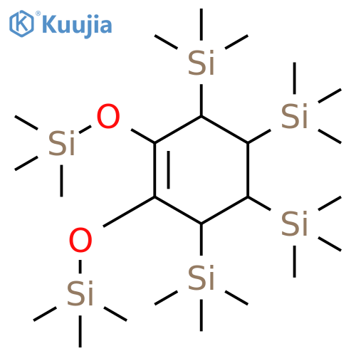 Cyclohexene, 3,4,5,6-tetrakis(trimethylsilyl)-1,2-bis[(trimethylsilyl)oxy]- structure
