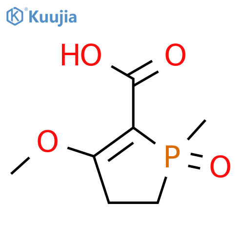 4-methoxy-1-methyl-1-oxo-2,3-dihydro-1λ5-phosphole-5-carboxylic Acid structure