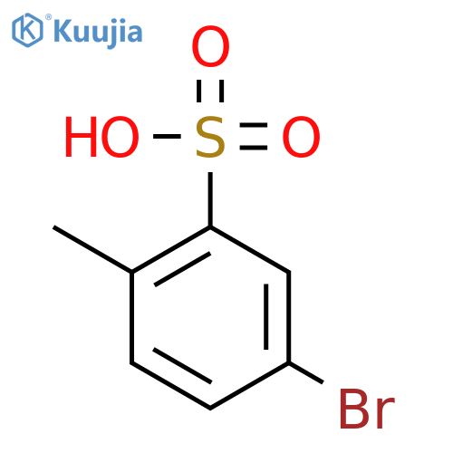 5-Bromo-2-methylbenzene-1-sulfonicacid structure