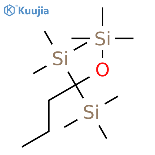 [1-[(Trimethylsilyl)oxy]butylidene]bis(trimethylsilane) structure